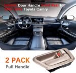 ⁦طقم مقابض ابواب داخلية وخارجية مكونة من قطعتين لمقعد السائق والراكب الامامي والخلفي بديل لسيارة 1997 1998 1999 2000 2001 تويوتا كامري⁩ - الصورة ⁦2⁩